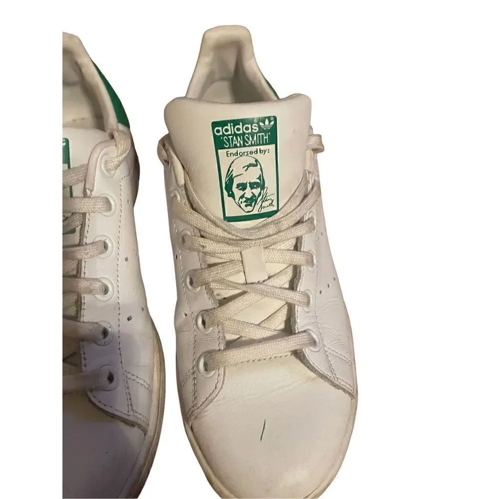Adidas Boys Stan Smith Tennis Sneakers Shoes Casual - Size 5.5 Kids or Women 6.5